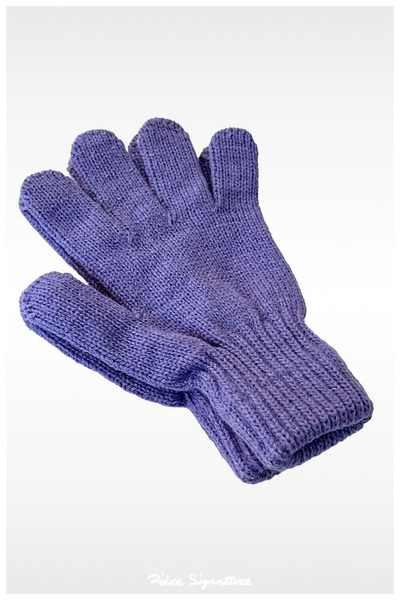 PIECE SIGNATURE Full Finger Children's Orlon Gloves (Ages 5-8)