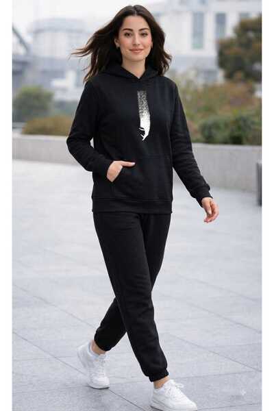 CLOTHES33 ΦΟΡΜΑ ΜΕ ΚΟΥΚΟΥΛΑ ΣΕΤ 2 ΤΕΜΑΧΙΩΝ ΧΕΙΜΕΡΙΝΟ ΚΟΜΜΟΥΝΙΣΤΙΚΟ ΣΕΤ ΜΕ ΣΤΑ...