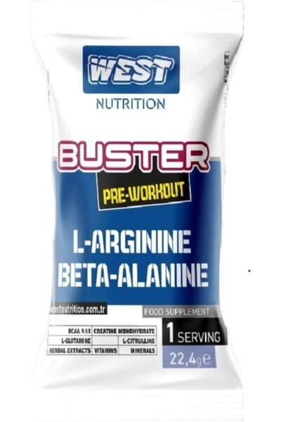 West Nutrition Buster Preworkout Tek Kullanımlık Saşe 22.4 Gram 1 Adet