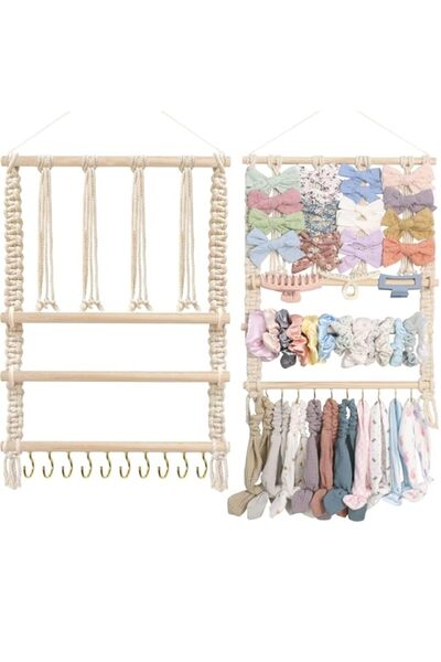 Generic X spring Baby Headband Holder Organizer, Wall Mounted Hair Bows Stora...