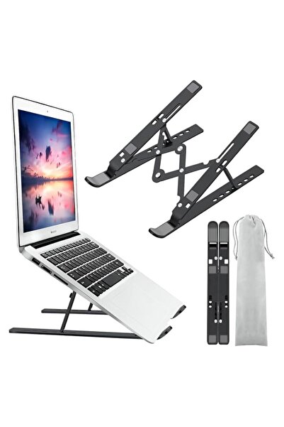 Generic Adjustable Laptop Stand for Desk, Ergonomic Foldable Design for MacBo...