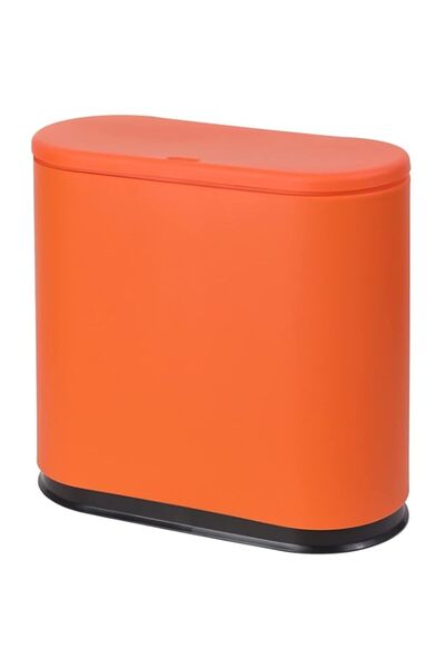 Generic Sooyee 10 Liter Rectangular Plastic Trash Can Wastebasket with Press ...