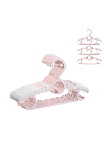 Generic YelaJoy 10 Pcs Baby Hangers for Closet, Space Saving Stackable Plasti...