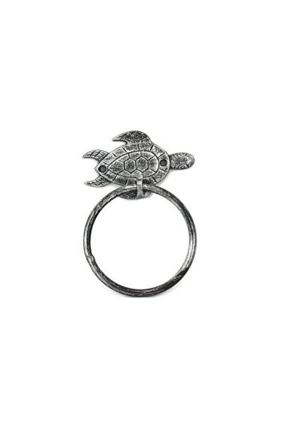 Generic Hampton Nautical Silver Antique Towel Holder 7"-Sea Turtle Beach Deco...