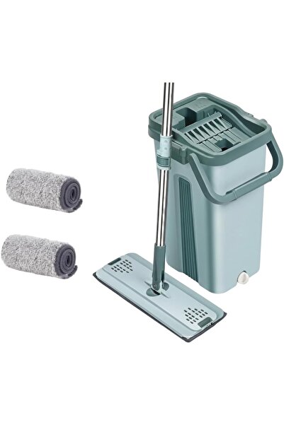 Generic Flat 360 Degree Mop and 2 Cloth - Assorted Color
