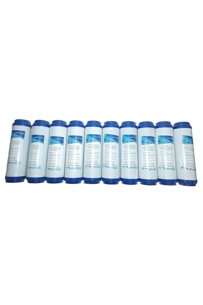 Generic Brand Set 10 Cartuse Carbune Activ UDF - GAC, dimensiuni standard 10"...