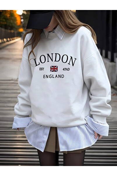New Shine London Printed Women's Sweatshirt