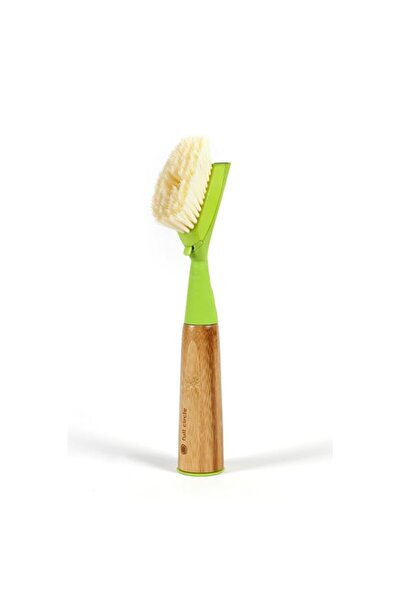 Generic Full Circle Suds Up Soap Dispensing Dish Brush with Bamboo Handle, 3 oz