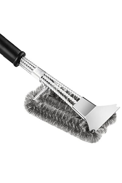 Generic SKEIDO 1Pcs BBQ Grill Brush, BBQ Cleaning Brush with Stainless Steel ...