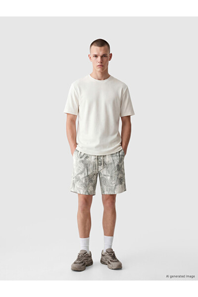 LC Waikiki I Standart Fit Embroidered Men's Shorts from Freezen Store
