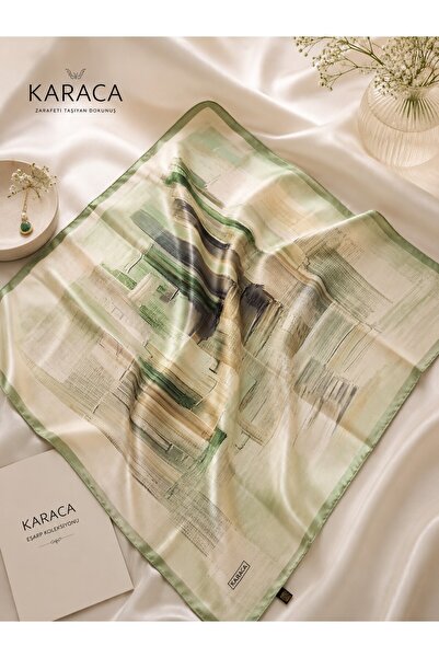 Karaca Abstract Desenli Twill Eşarp