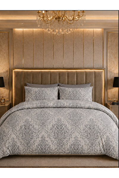 Sheri Home Tekstil Yeni Lastikli Çarşaflı Bahar Çift Kişilik Nevresim Takımı ...