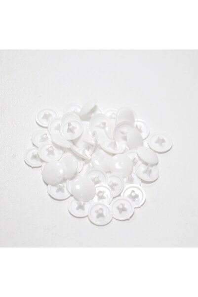 OEM Capac plastic, pentru mascare suruburi mobila, PZ3, alb, set 50 bucati