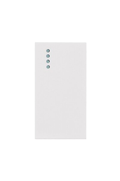 OEM Luxion Italian LXI-008W single switch, recessed, modular - 1, white