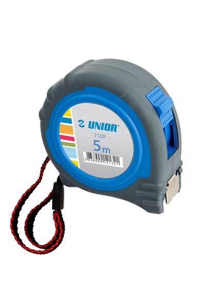OEM Ruleta cu banda metalica, cu blocare, cu agatatoare,Unior 710P, 5 m