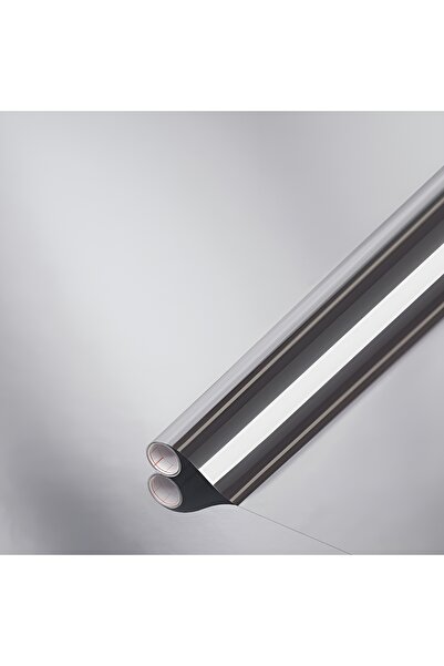 OEM Autocolant unicolor 2150011, efect oglinda, argintiu, 45 x 150 cm