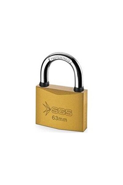 SGS Yellow Painted Padlock 50mm Sgs1344 (1 Piece)