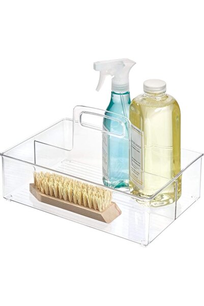 Interdesign Inter Design Plastic Organizer Box with Handles for Organizing Fo...