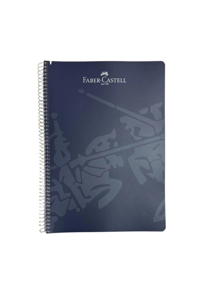 Faber Castell KLASİK PP KAPAK SPİRALLİ A4 80YP. KARELİ DEFTER 5075 000498 - T...