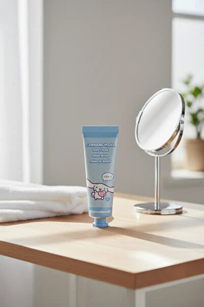 SANRIO Lisanslı Cinnamoroll Ferah Kokulu El Kremi – Taşınabilir Günlük El Bakımı