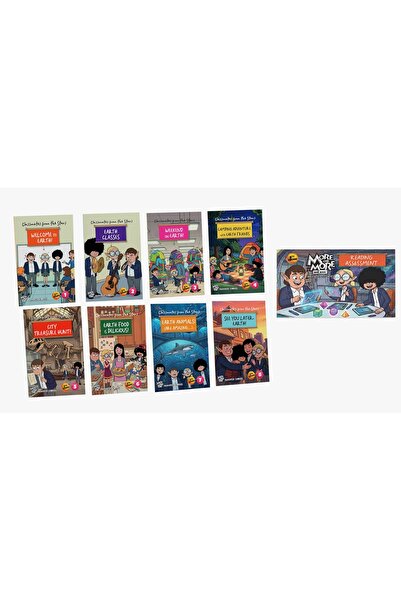 Kurmay ELT 5 MORE&MORE ANIMATED STORIES (8 KİTAP + DEĞERLENDİRME KİTABI)