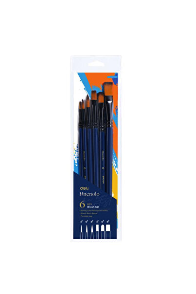 MC Micostore Set 6 pensule profesionale soft 3 vf rotund, 3 vf tesit 4, 6, 8 ...