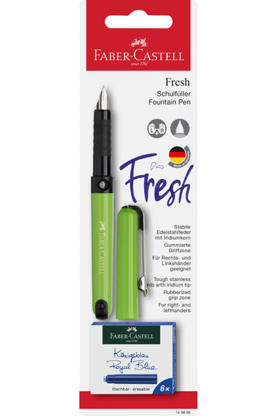 Faber Castell Blister stilou scolar vario + 6 cartuse faber-castell
