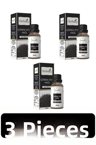 herbalıty Black Cumin Oil 50 ml 3*Pcs