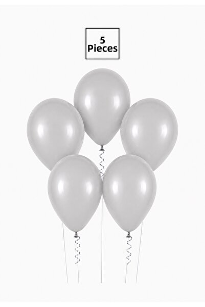 Balonsan Gray Balloons 5 Pieces