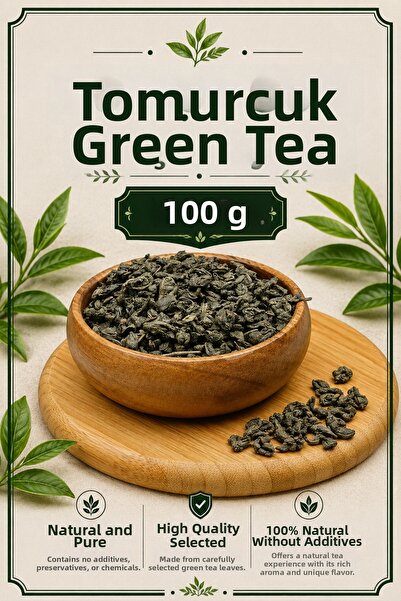Bayguru Green Tea Bud 100 Gr, Natural Dried Green Tea Camellia Sinensis