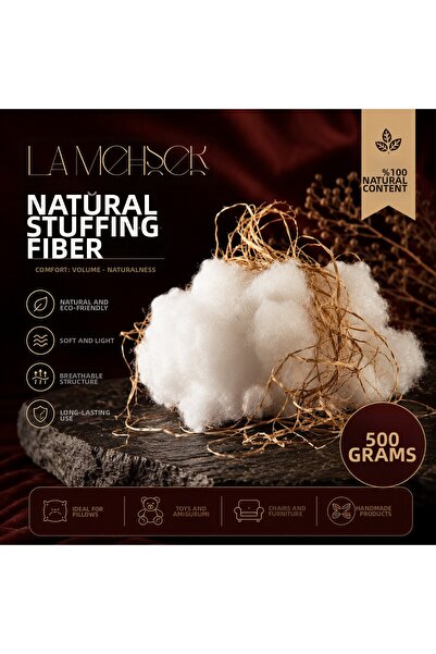 LA MEHSER 500 Gr Filled Silicone Fiber Toy, Pillow, Cushion Filling