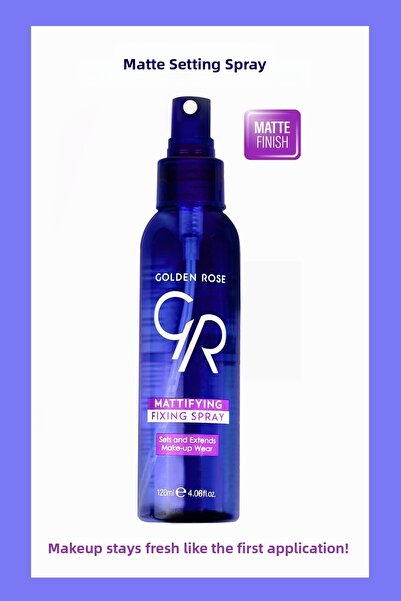 Golden Rose Mattifying Fixing Spray - Matlaştırıcı Sabitleyici Sprey