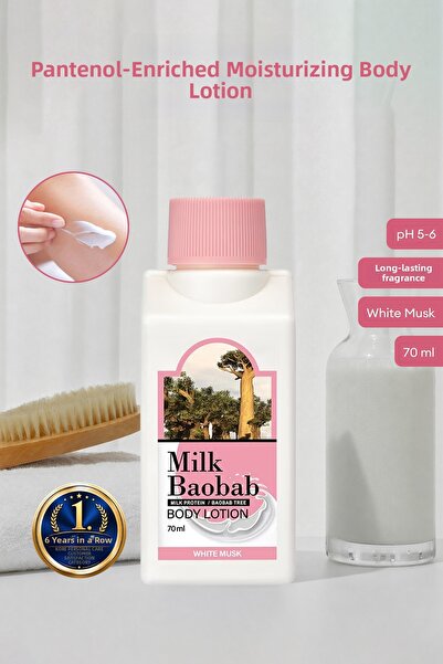 Milk Baobab لوشن مرطب للجسم يحتوي على البانثينول لوشن الجسم الأصلي (مسك أبيض)...