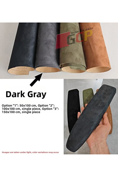 GCP German Car Parts Dark Gray Alcantara Coating Fabric - Alcantara Fabric Co...