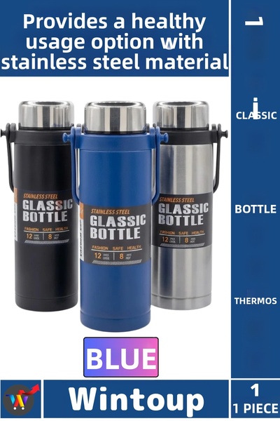 Wintoup # Thermos Insulated Leak-Proof Sturdy Camping Outdoor Cold and Hot Tr...