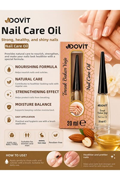 Dovit زيت العناية بالأظافر 20 مل |   زيت العناية اليومية المغذي والمقوي والمر...
