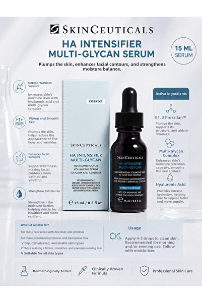 SkinCeuticals Ha Intensifier Multi-Glycan Serum That Helps Moisturize the Ski...