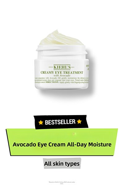 Kiehl's Creamy Eye Treatment Intensive Moisturizing Eye Cream with Avocado an...