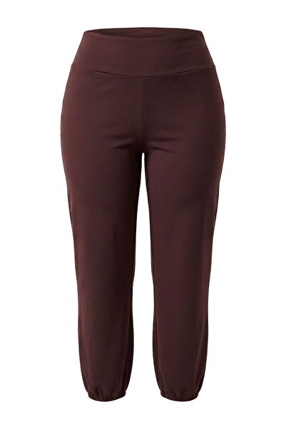 Trendyol Curve Brown Brushed Soft Fabric Reflector Printed Knitted Oversize S...