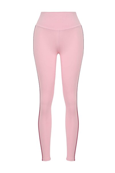 Trendyol Kollektion Rosa gebürstete Scuba-Sportleggings THMAW27TY00007