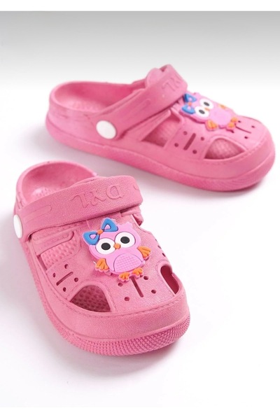 ozzo kids Baykuş figürlü kaydırmaz taban döngülü sandalet terlik