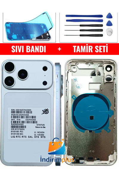 indirimplus iPhone 11 Kasa 11 için 17 Pro Max Görünümlü Kasa 17 Pro Görünümlü...