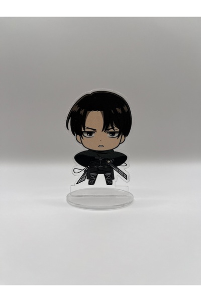 Hara Company Attack On Titan Animesi Levi Anime Akrilik Mini Pleksi Figür Standı