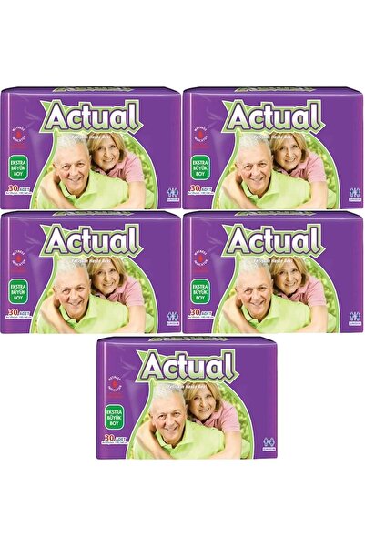 ACTUEL Actual Adult Diapers with Waist Band XL - Extra Large - Extra Large 15...