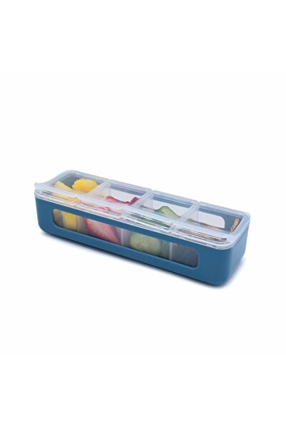 Melii CUTIE SNACK 4 COMPARTIMENTE, MELII, BLUE