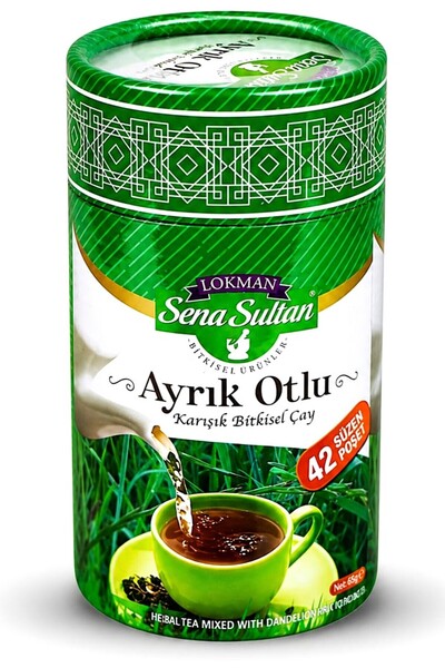 Lokman Sena Sultan Ayrık Otlu Acı Yavşan Karışımlı Bitkisel Çay 65gr