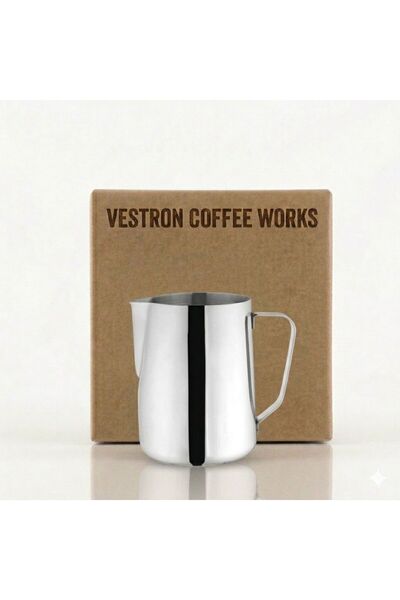 VESTRON Barista Süt Potu Paslanmaz 304 Çelik Pitcher Milk Jug Progear Kahve E...