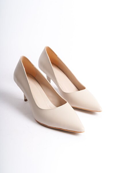 NITU Shoes جلد جلد كعب منخفض خنجر