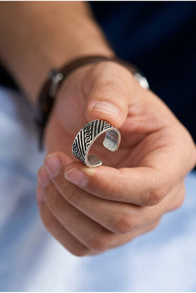 Begondio Special Design Masculine Adjustable Men's Ring
