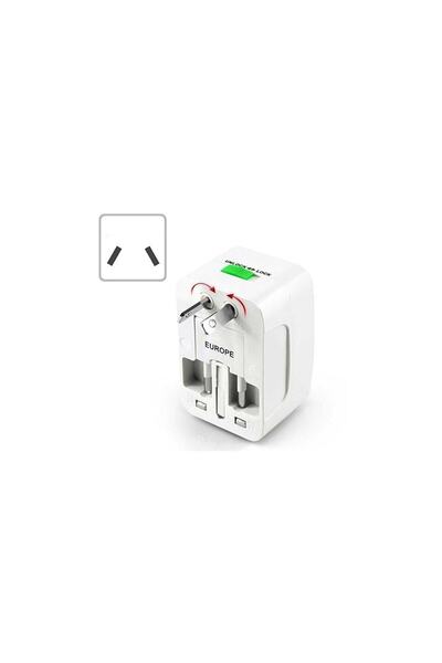 Global Evrensel Priz-fiş Çevirici Seyahat Adaptörü - Universal Travel Adapter...